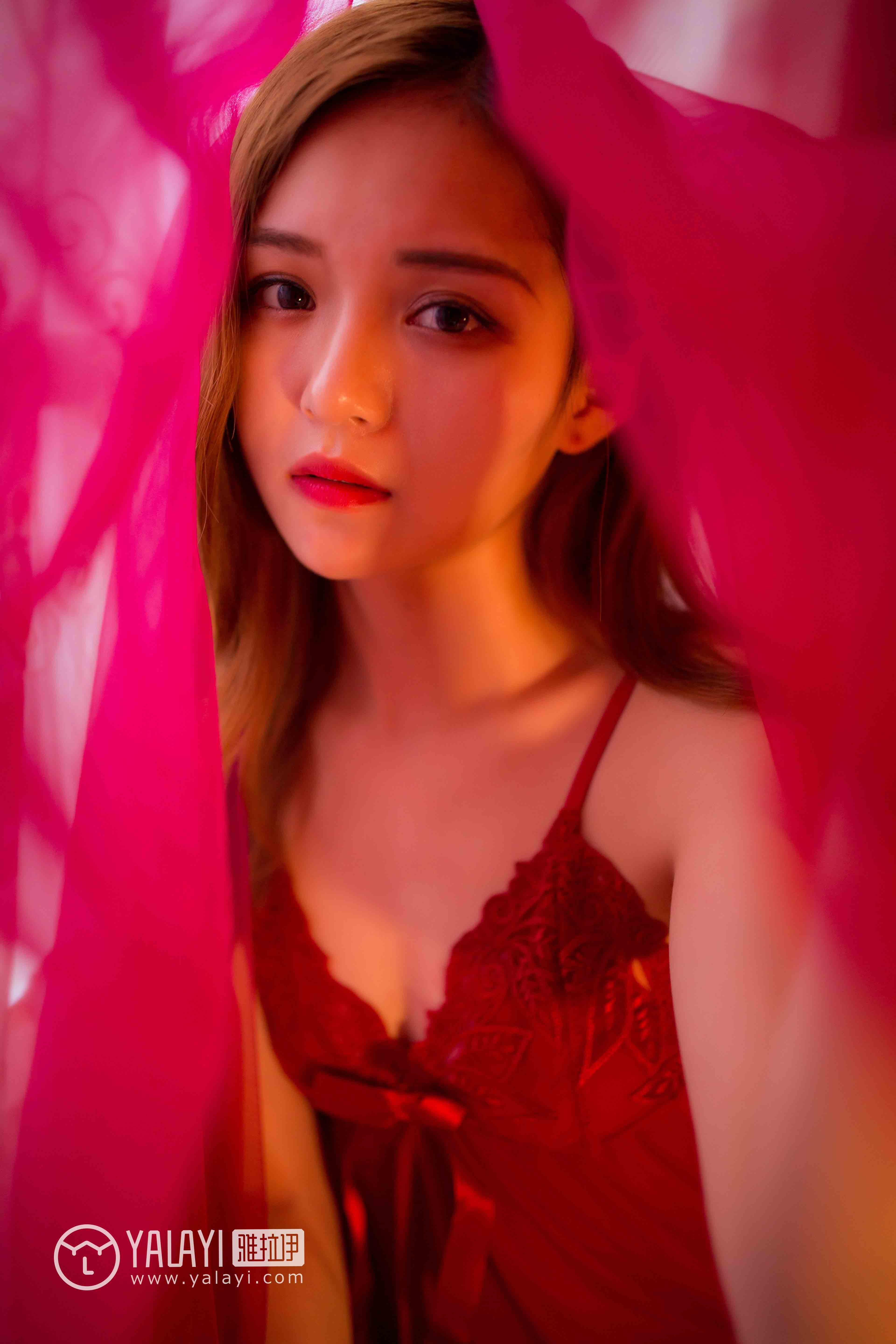 [YALAYI雅拉伊]2018.08.09NO.044遗落红紗赵欣怡插图